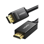 CABLE DP MACHO A HDMI MACHO / LONGITUD 1.50 M / SOPORTA 4K@30HZ / SOPORTA 3D / COBRE ESTAÑADO 28AWG / BLINDAJE INTERNO MÚLTIPLE / TRANSMISIÓN UNIDIRECCIONAL / BOTÓN DE LIBERACIÓN / CHIP DE ÚLTIMA GENERACIÓN-Cables y Conectores-UGREEN-Bsai Seguridad & Controles