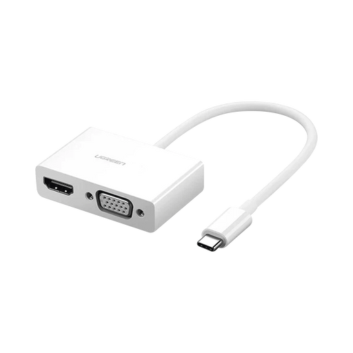 ADAPTADOR USB C A HDMI VGA / COMPATIBLE CON THUNDERBOLT 3 / USB 3.1 TIPO C / HDMI 4K*2K @30HZ / VGA 1920*1080@60HZ / SALIDAS SIMULTANEAS EN MODO ESPEJO / CAJA DE ABS / NO REQUIERE CONTROLADOR / CHIP IC INTELIGENTE INCORPORADO.-Cables y Conectores-UGREEN-30843-Bsai Seguridad & Controles