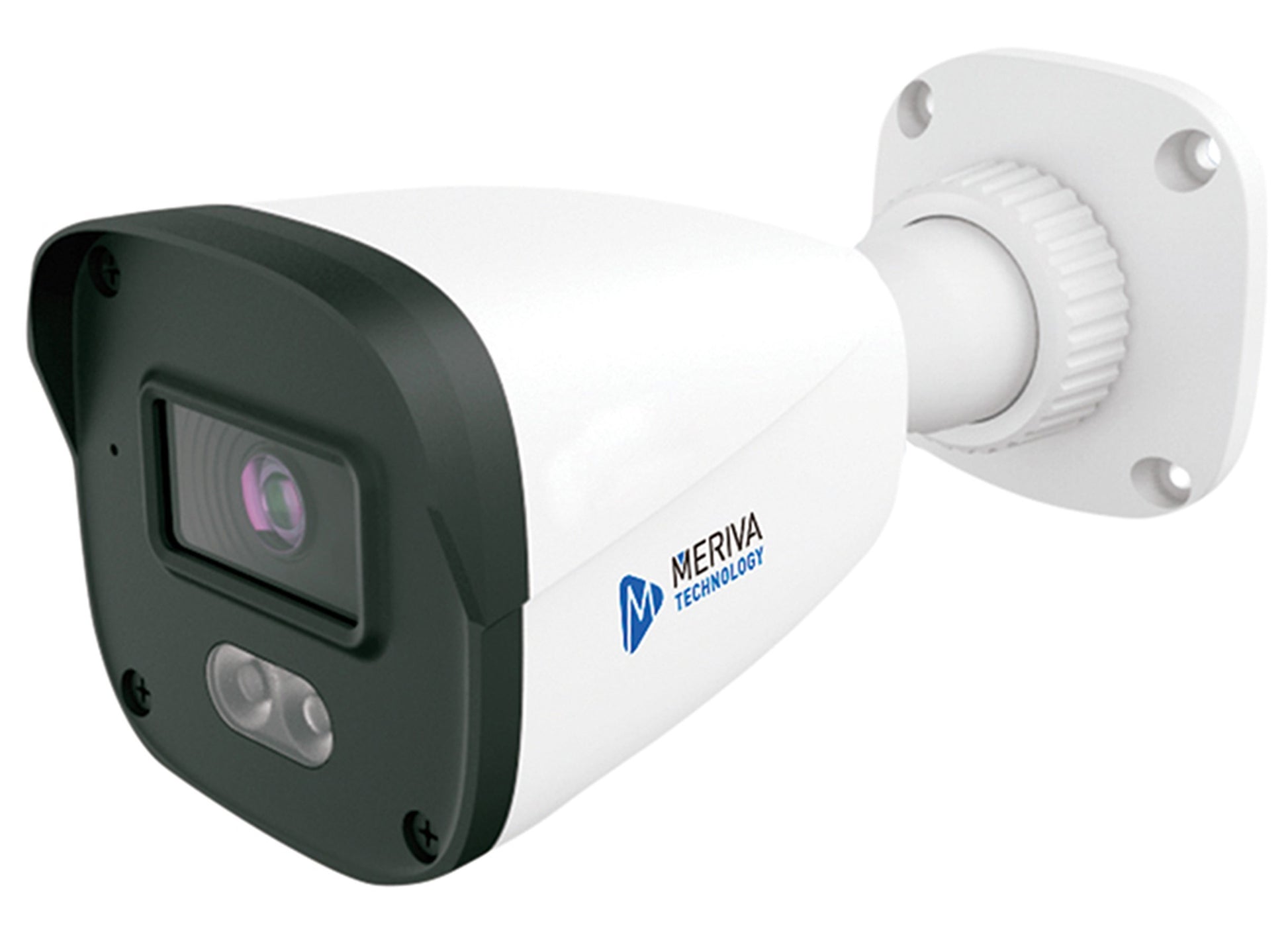 CAMARA IP BULLET MERIVA TECHNOLOGY MOB-202D / 2MP / H.265+ / 2.8MM / ILUMINACION DUAL (10 - 20M IR / LUZ CALIDA) / IP67 / METAL-PLASTICA/ SOLO POE / MICROFONO INTEGRADO / MIA 2.0 / ONVIF / VIDEO ESTRUCTURADO INTRUSION - CRUCE DE LINEA-Cámaras IP-MERIVA TECHNOLOGY-Bsai Seguridad & Controles