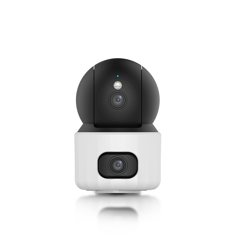 CAMARA IP DOBLE LENTE WIFI UNIARCH UHO-S3S-M33D / 3MP+3MP / LENTES 4MM / DWDR / IR10M / LUZ-CALIDA (DUAL-LIGHT) / MICROSD512GB / MICROFONO+ALTAVOZ-INTEGRADO / HUMAN-BODY-DETECTION / DETECCION-VEHICULO-MASCOTA-LLANTO / USB-C / INTERIOR / SERIE PANDA