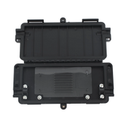 CIERRE DE EMPALME HORIZONTAL HASTA 8 FUSIONES DE FIBRA ÓPTICA, INTERIOR/EXTERIOR, IP65-Redes FTTH/PON-LINKEDPRO BY EPCOM-LP-FAT-Bsai Seguridad & Controles