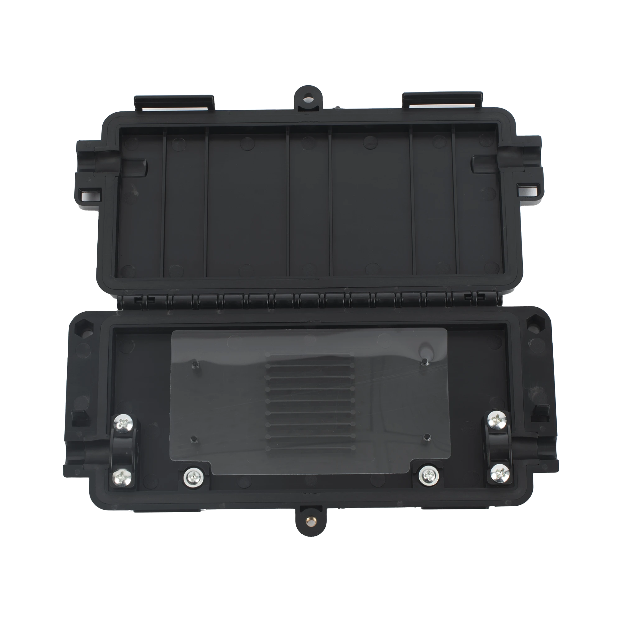 CIERRE DE EMPALME HORIZONTAL HASTA 8 FUSIONES DE FIBRA ÓPTICA, INTERIOR/EXTERIOR, IP65-Redes FTTH/PON-LINKEDPRO BY EPCOM-LP-FAT-Bsai Seguridad & Controles