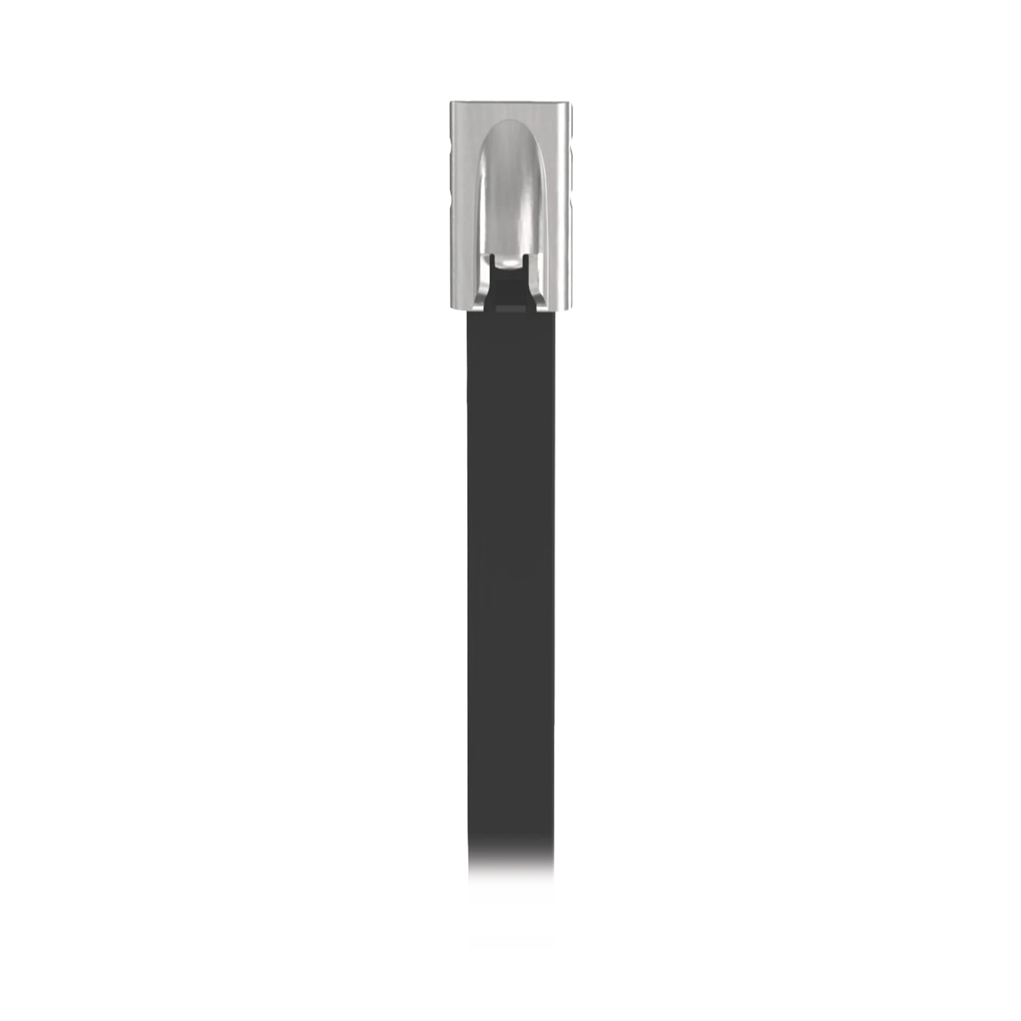 CINCHO PAN-STEEL™ DE ACERO INOXIDABLE 316, DE 521MM LARGO X 4.6MM ANCHO, COLOR NEGRO, EXTERIOR RESISTENTE A RAYOS UV, PAQUETE DE 100PZ-Ferreteria-PANDUIT-Bsai Seguridad & Controles