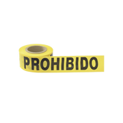 CINTA PARA BARRICADA "PROHIBIDO EL PASO" DE 100 M Y ANCHO DE 3".-Área Eléctrica-SURTEK-Bsai Seguridad & Controles