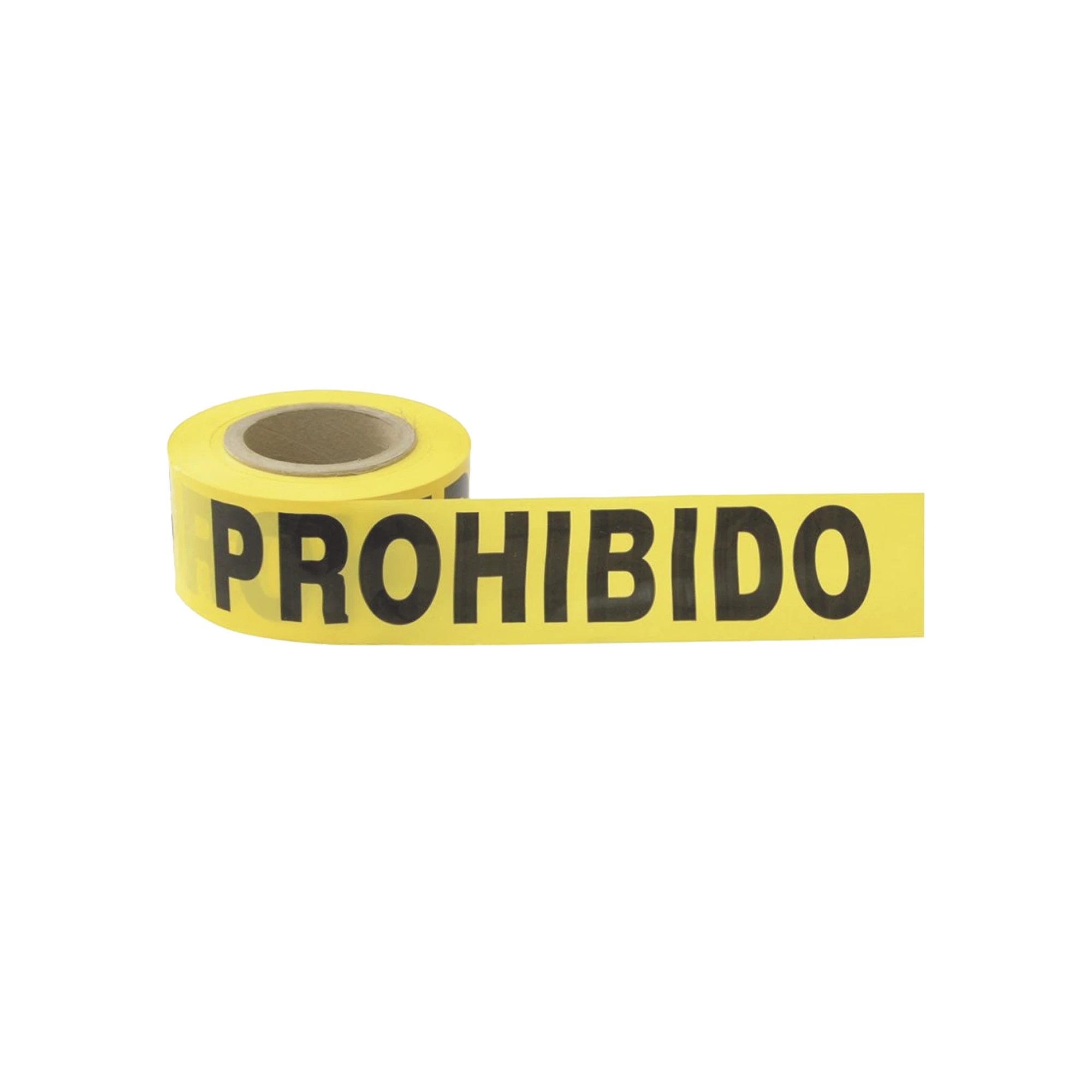 CINTA PARA BARRICADA "PROHIBIDO EL PASO" DE 100 M Y ANCHO DE 3".-Área Eléctrica-SURTEK-Bsai Seguridad & Controles
