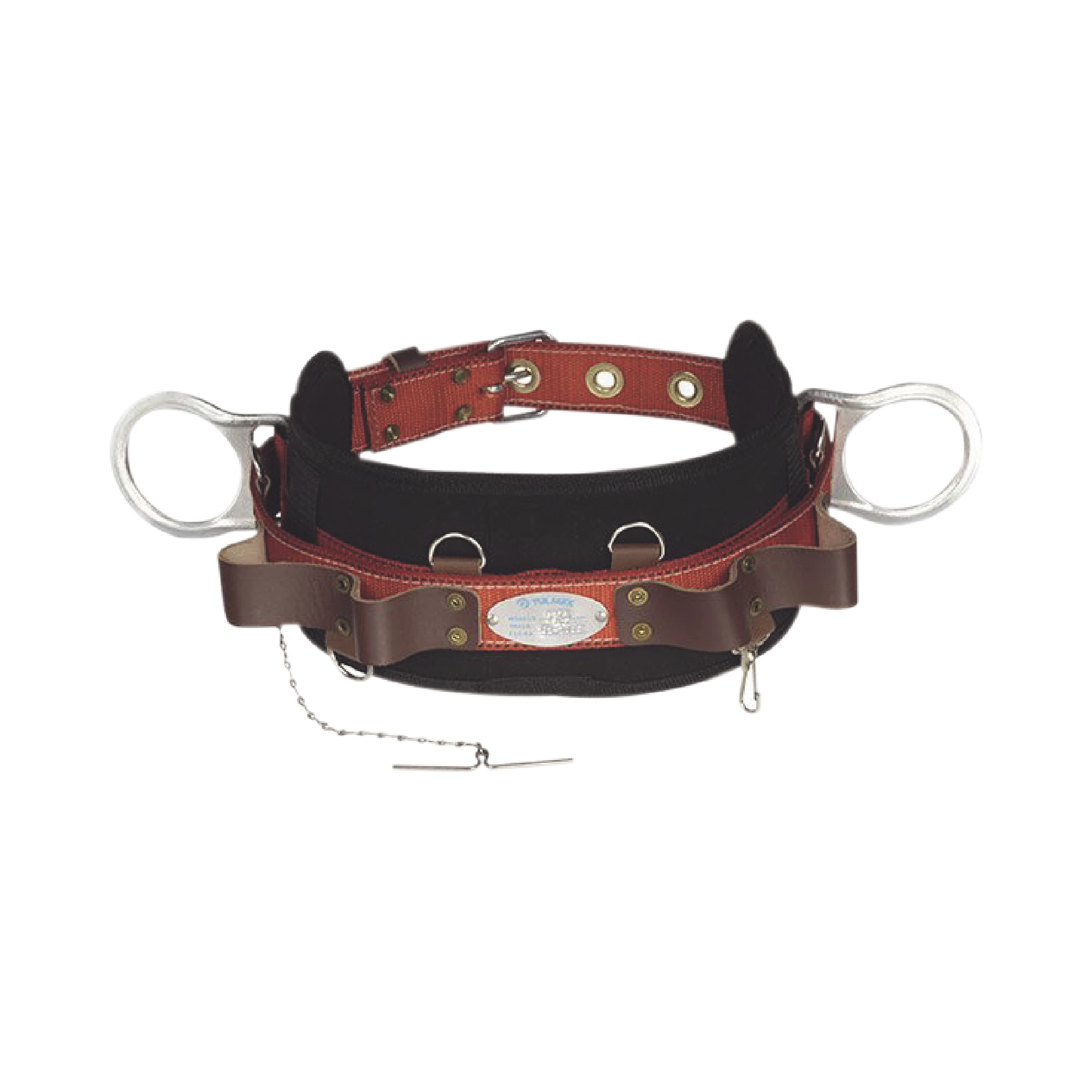 CINTURÓN DE LINIERO DE LUJO, FABRICADO EN POLIÉSTER, CON 2 ANILLOS TIPO D, TALLA 36.-Herramientas-TULMEX-Bsai Seguridad & Controles