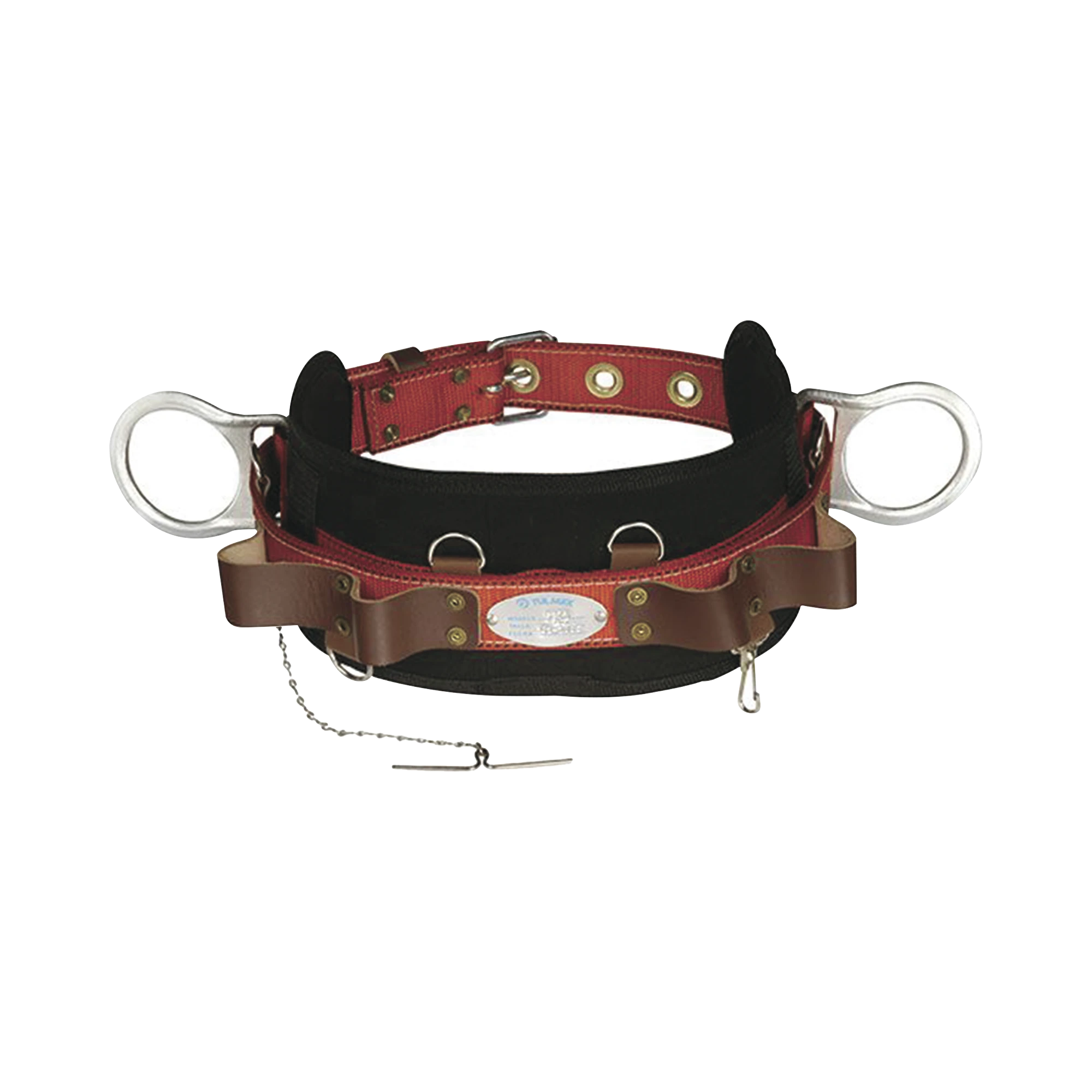 CINTURÓN DE LINIERO DE LUJO, FABRICADO EN POLIÉSTER, CON 2 ANILLOS TIPO D, TALLA 40.-Herramientas-TULMEX-Bsai Seguridad & Controles