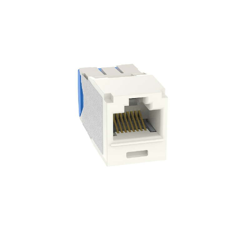 PANDUIT CJ6X88TGIW JACK MODULAR TG MINI-COM™ / UTP RJ45 / CATEGORÍA 6A / BLANCO-Jacks y Plugs-PANDUIT-Bsai Seguridad & Controles