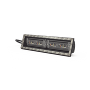 LUZ DIRECCIONAL CUBIERTA DE VENTANA, 12-24 VCD, 2 CABEZALES DUAL COLOR, ROJO/CLARO/AZUL/CLARO-Estrobos/Giratorias-ECCO-Bsai Seguridad & Controles