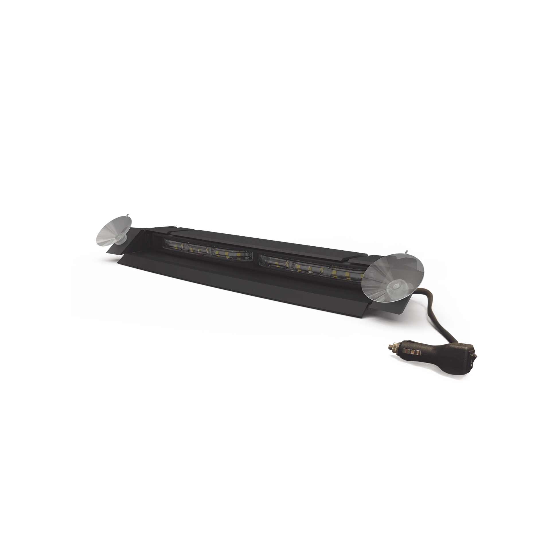 LUZ DIRECCIONAL DE VISERA, 12-24 VCD CON ENCHUFE VEHICULAR, DOBLE CABEZAL, DUAL COLOR, ROJO/CLARO-Estrobos/Giratorias-ECCO-Bsai Seguridad & Controles