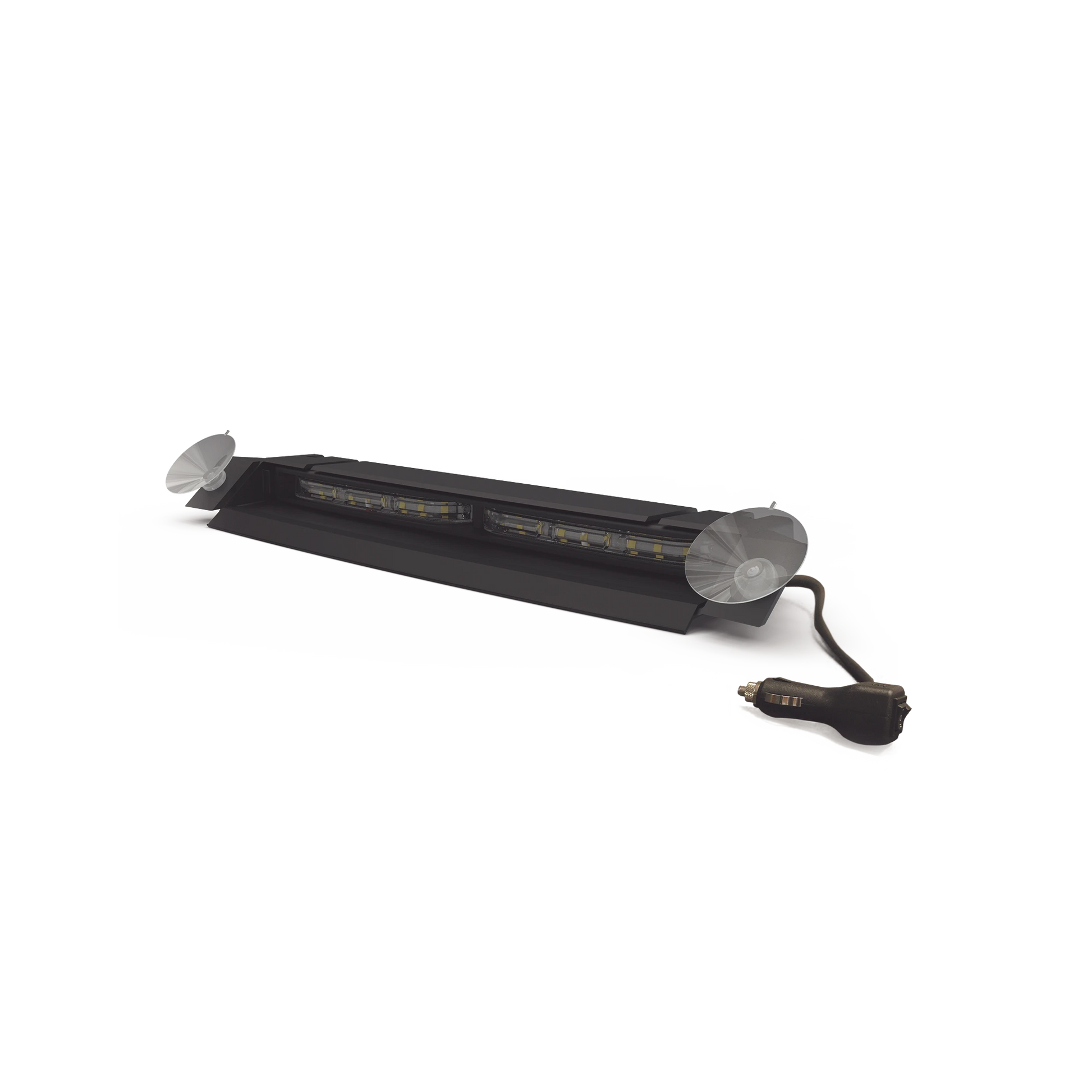 LUZ DIRECCIONAL DE VISERA, 12-24 VCD CON ENCHUFE VEHICULAR, DOBLE CABEZAL, DUAL COLOR, ROJO/BLANCO/AZUL/CLARO-Estrobos/Giratorias-ECCO-Bsai Seguridad & Controles