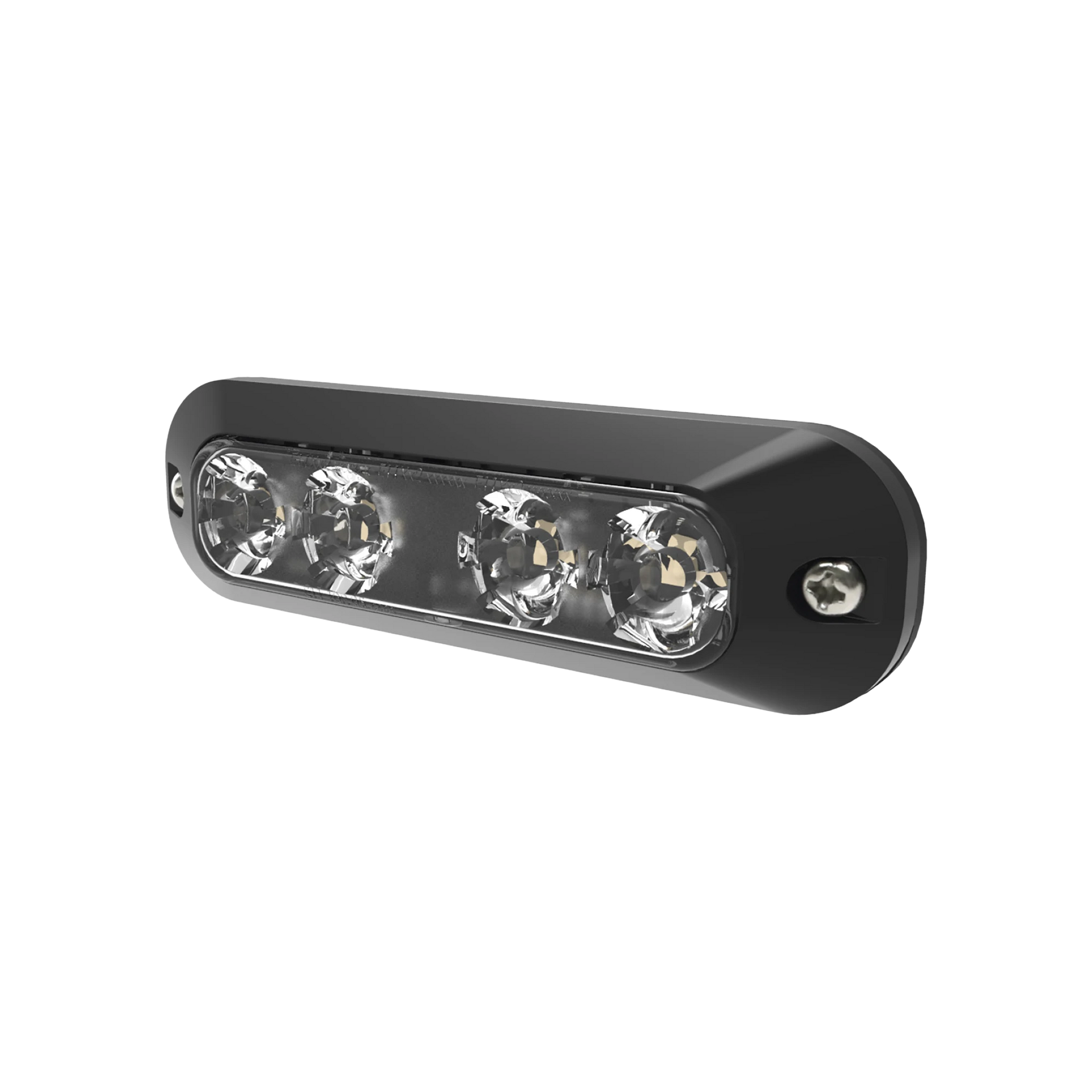 LUZ PERIMETRAL, 4 LEDS ULTRA BRILLANTES, COLOR AMBAR / CLARO-Luces Auxiliares-ECCO-Bsai Seguridad & Controles
