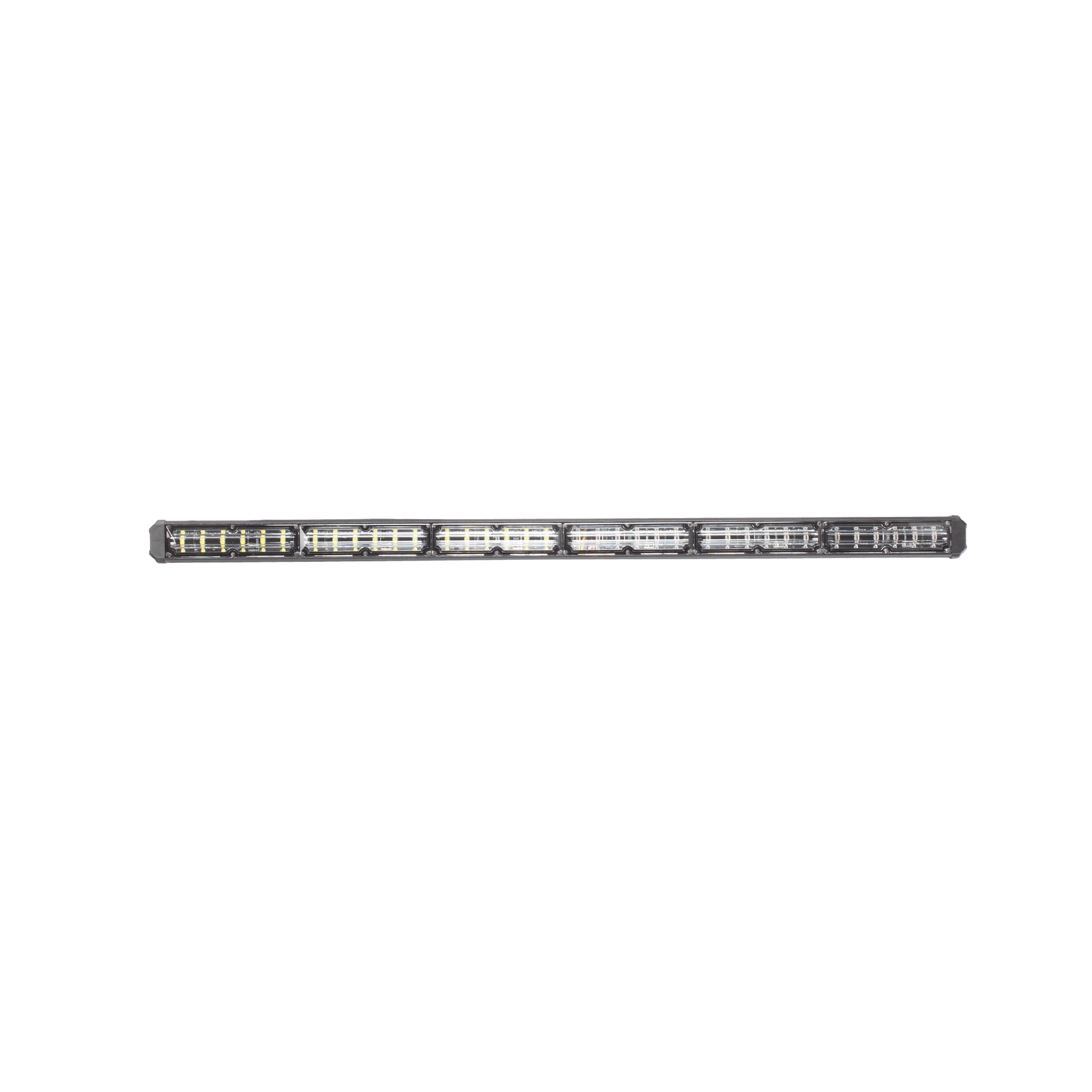 BARRA DE LUZ DE ADVERTENCIA DE 6 MÓDULOS DE 6 LED, 30 PULGADAS, ROJO / CLARO-Barras Directoras de Tráfico Vehiculares-EPCOM INDUSTRIAL SIGNALING-Bsai Seguridad & Controles