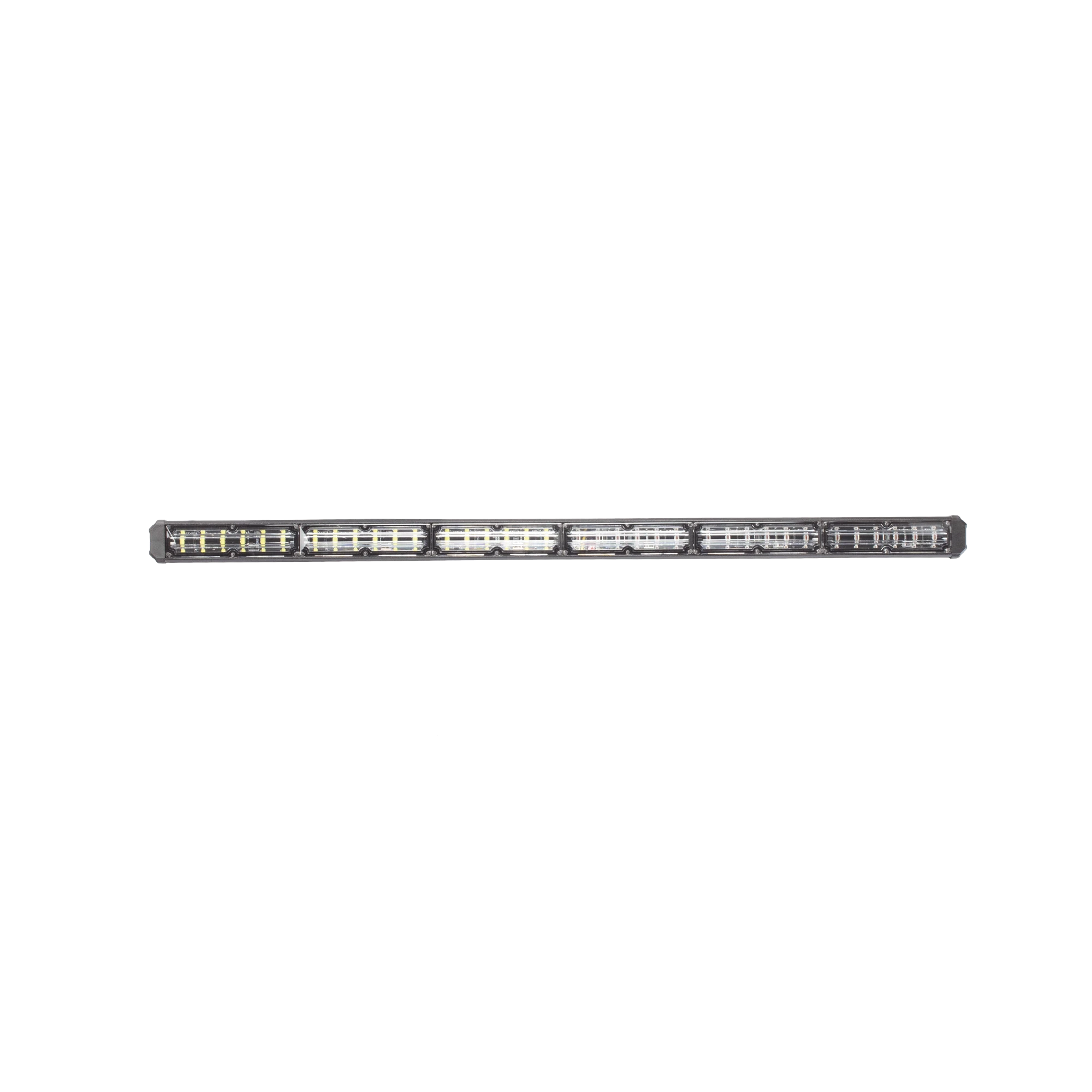 BARRA DE LUZ DE ADVERTENCIA DE 6 MÓDULOS DE 6 LED, 30 PULGADAS, ROJO / CLARO-Barras Directoras de Tráfico Vehiculares-EPCOM INDUSTRIAL SIGNALING-Bsai Seguridad & Controles