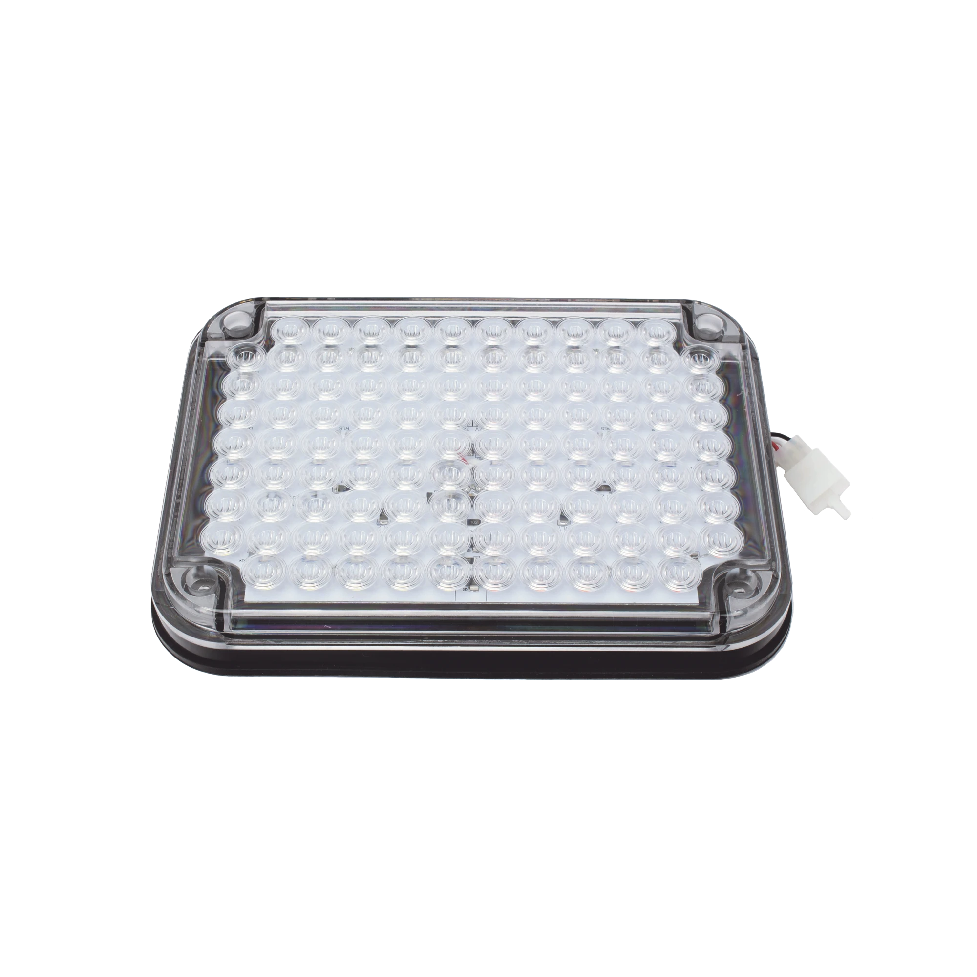 LUZ DE ADVERTENCIA DE 9X7", BICOLOR ROJO/CLARO, IDEAL PARA AMBULANCIAS-Luces Auxiliares-EPCOM INDUSTRIAL SIGNALING-Bsai Seguridad & Controles