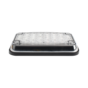 LUZ DE ADVERTENCIA DE 6X4", BICOLOR ROJO/CLARO, IDEAL PARA AMBULANCIAS-Luces Auxiliares Vehiculares-EPCOM INDUSTRIAL SIGNALING-Bsai Seguridad & Controles