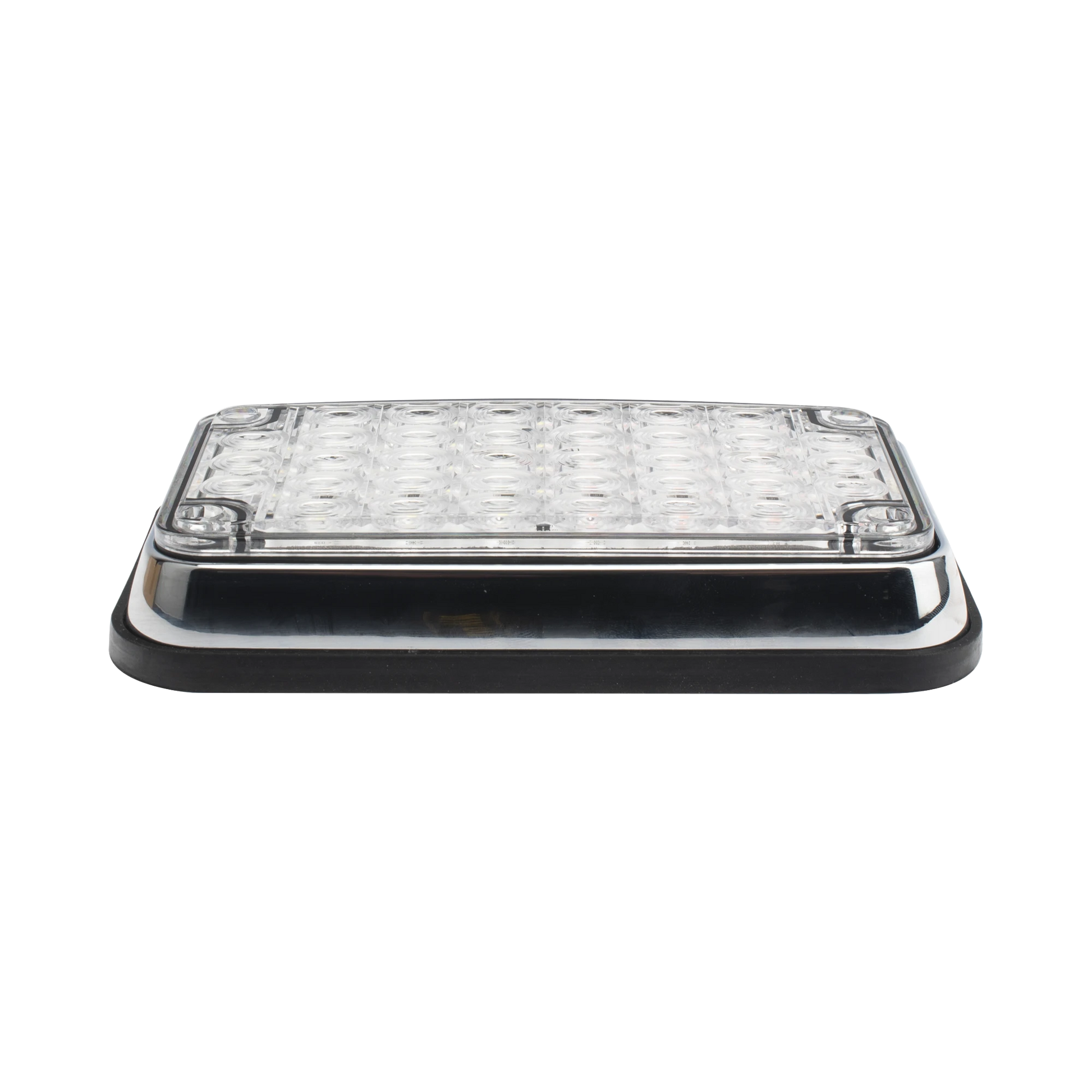 LUZ DE ADVERTENCIA DE 6X4", BICOLOR ROJO/CLARO, IDEAL PARA AMBULANCIAS-Luces Auxiliares Vehiculares-EPCOM INDUSTRIAL SIGNALING-Bsai Seguridad & Controles