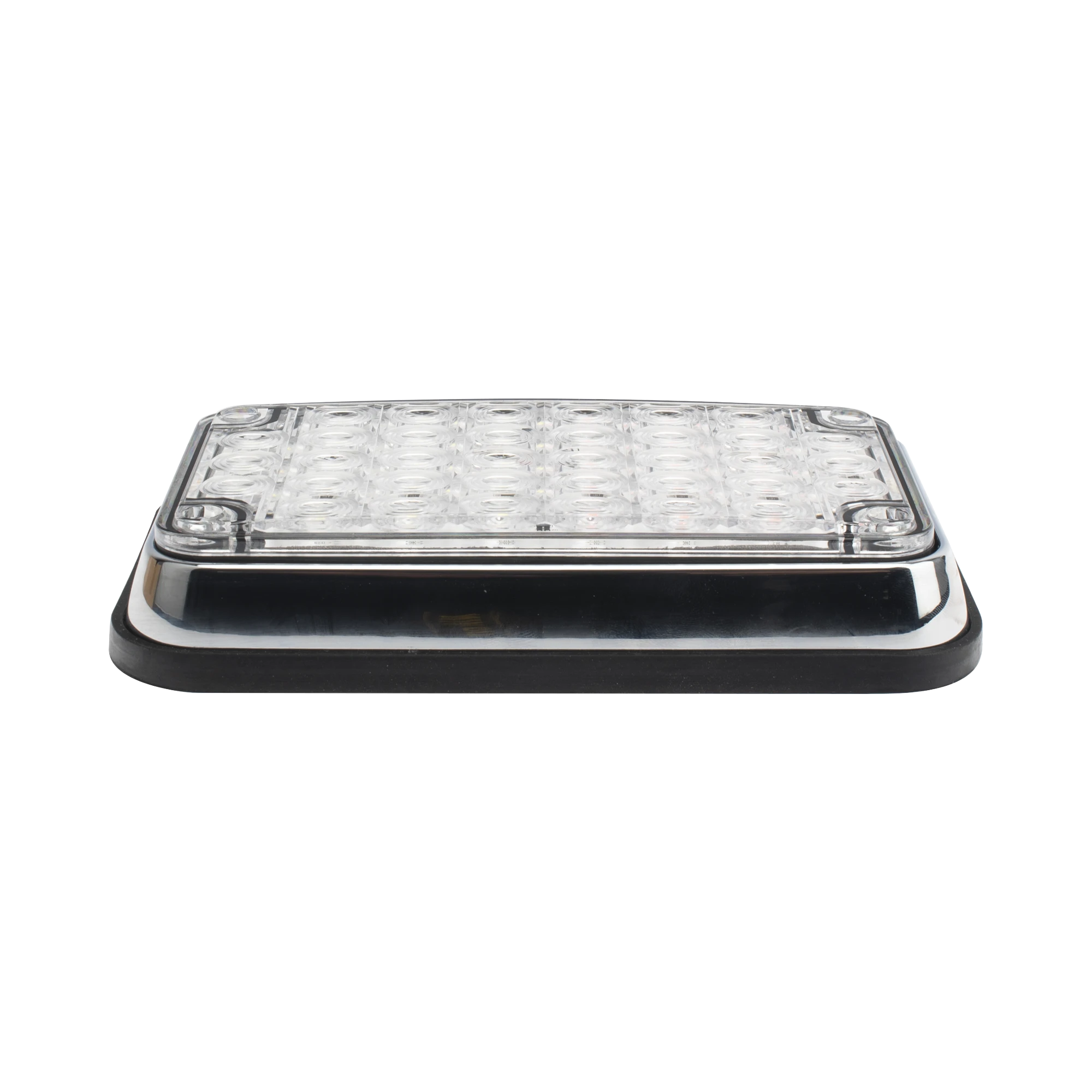 LUZ DE ADVERTENCIA DE 6X4", BICOLOR ROJO/CLARO, IDEAL PARA AMBULANCIAS-Luces Auxiliares Vehiculares-EPCOM INDUSTRIAL SIGNALING-Bsai Seguridad & Controles