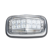 LUZ DE ADVERTENCIA 8 X 4", COLOR ROJO / CLARO, IP67, SAE, IDEAL PARA AMBULANCIAS-Luces Auxiliares Vehiculares-EPCOM INDUSTRIAL SIGNALING-Bsai Seguridad & Controles