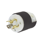 CLAVIJA DE MEDIA VUELTA, 15 A 125 V CA 2 POLOS 3 HILOS , COLOR BLANCO Y NEGRO, (NEMA L5-15P).-Herramientas-HUBBELL-Bsai Seguridad & Controles