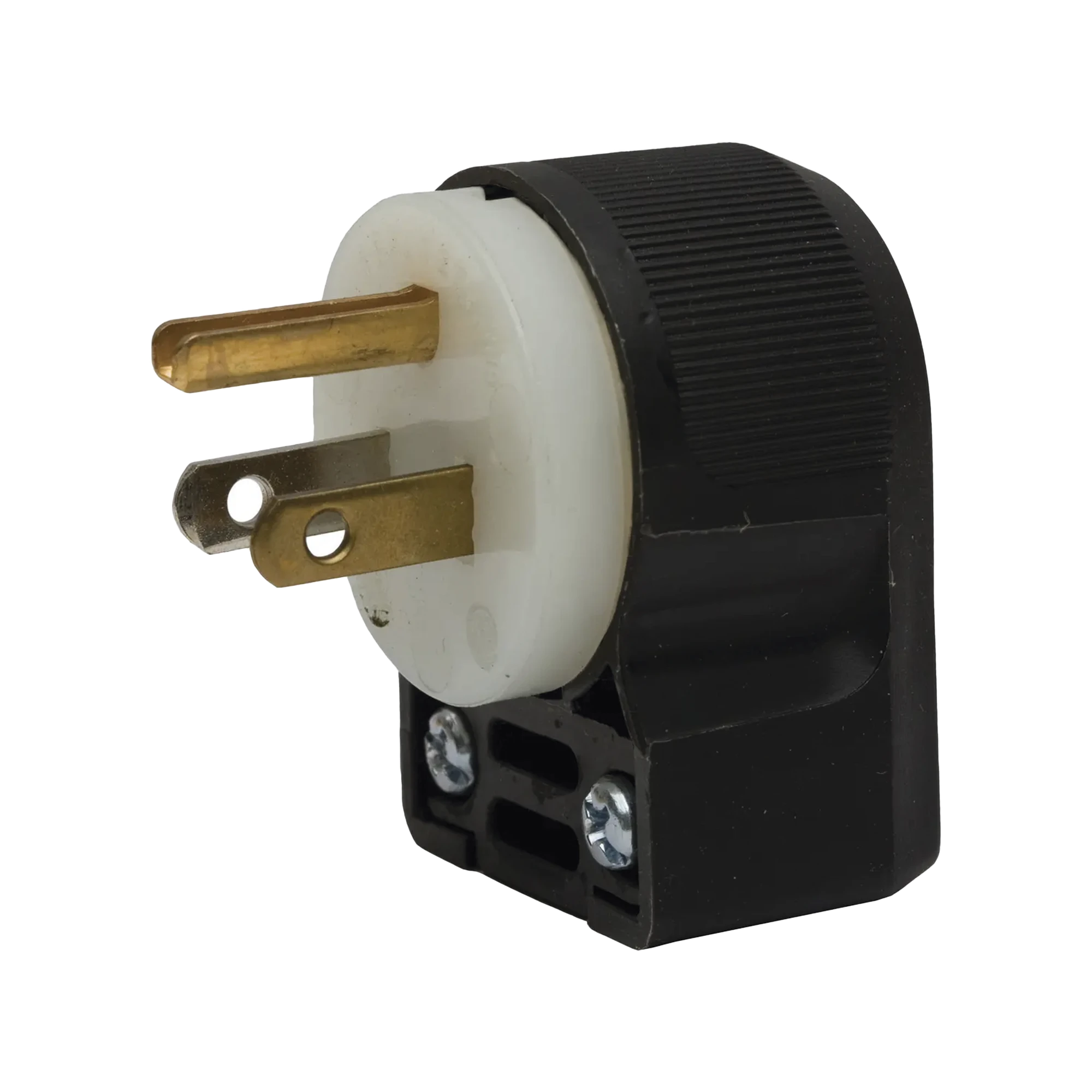 CLAVIJA ENTRADA RECTA EN ANGULO/ 15A 125V/ 2 POLOS 3 HILOS/ NEMA 5-15P/ GRADO INDUSTRIAL- COMERCIAL.-HUBBELL-Bsai Seguridad & Controles