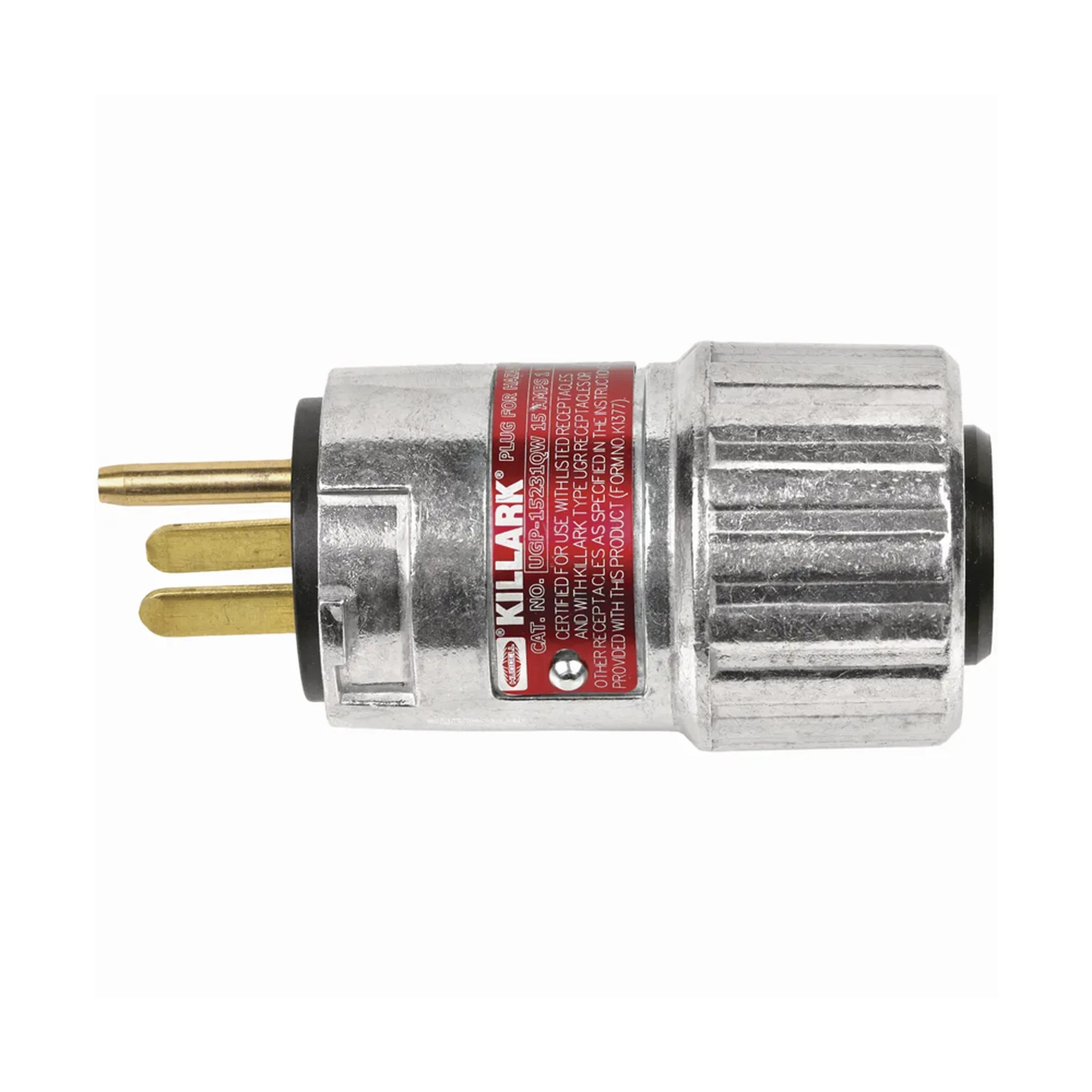 CLAVIJA ENTRADA RECTA, 20 A 125 V CA, NEMA 5-20P. USO EN ÁREAS CLASIFICADAS.-Área Eléctrica-HUBBELL KILLARK-Bsai Seguridad & Controles