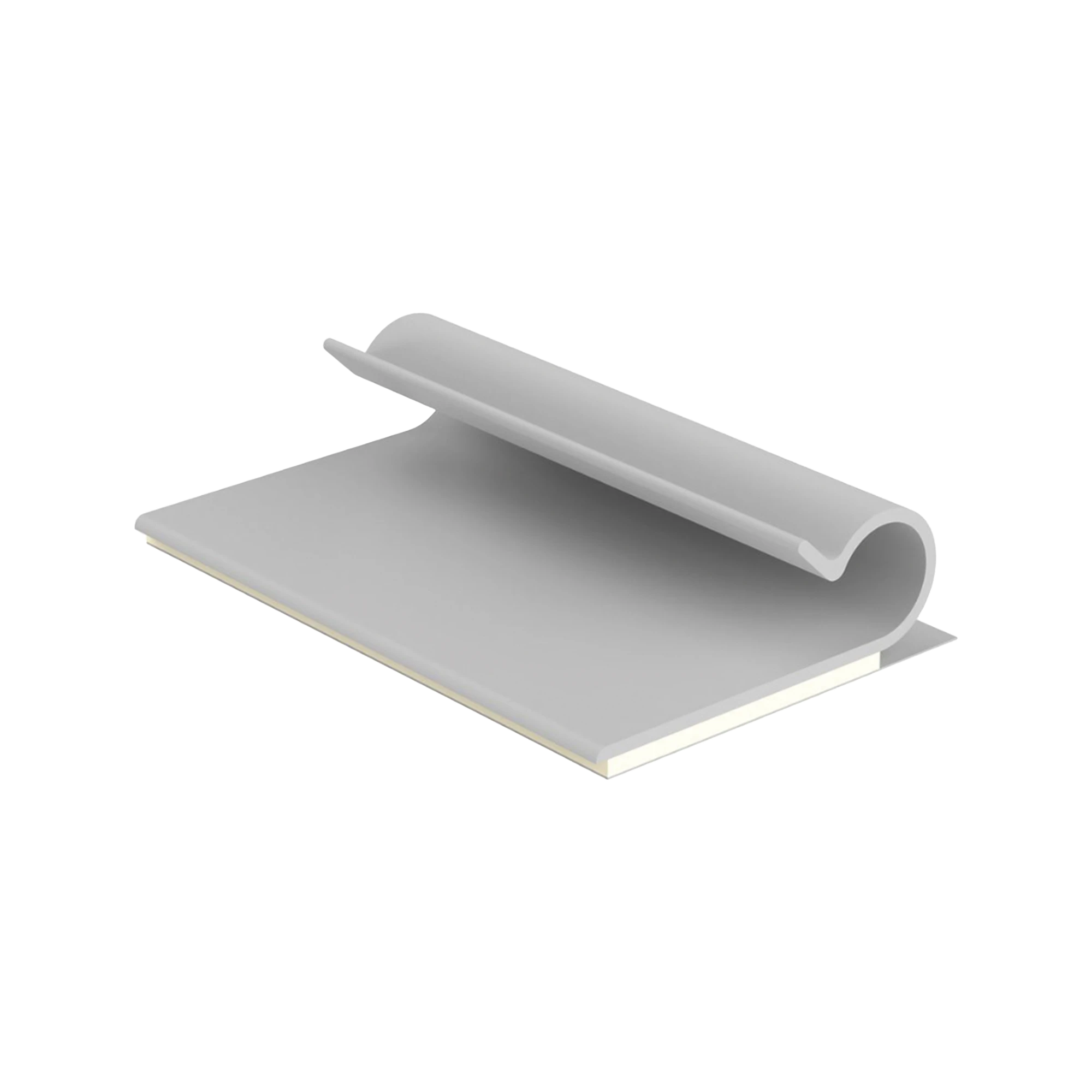 CLIP ADHESIVO TIPO J, PARA CABLES DE HASTA 6.4 MM DE DIAMETRO, USO INTERIOR, COLOR GRIS, PAQUETE DE 100PZ-Ferreteria-PANDUIT-Bsai Seguridad & Controles