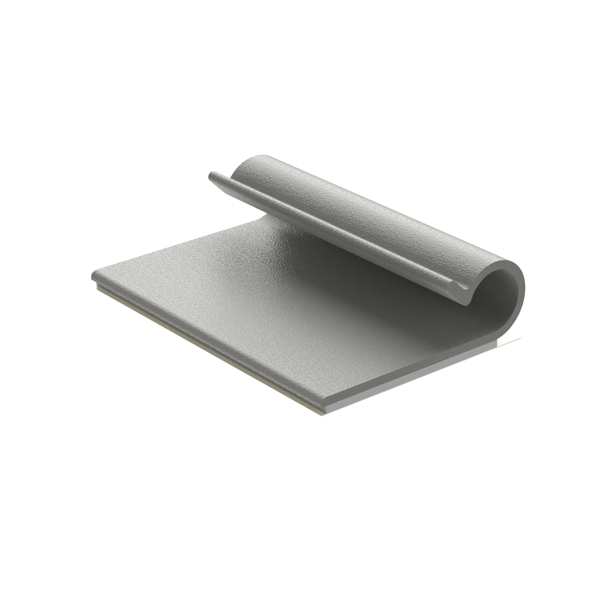 CLIP ADHESIVO TIPO J, PARA CABLES DE HASTA 7.9 MM DE DIÁMETRO, USO INTERIOR, COLOR GRIS, PAQUETE DE 100PZ-Ferreteria-PANDUIT-Bsai Seguridad & Controles