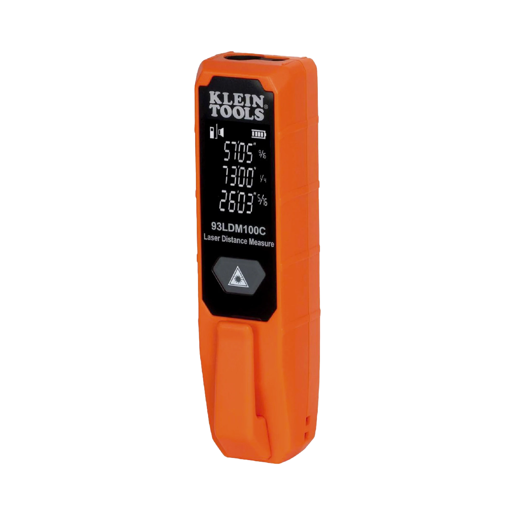MEDIDOR COMPACTO LASER DE DISTANCIAS. RANGO: 5.1 CM A 30.5 M / OPCIÓN CM O PULG. O COMBINADO / CLIP PARA BOLSILLO.-Herramientas-KLEIN TOOLS-Bsai Seguridad & Controles