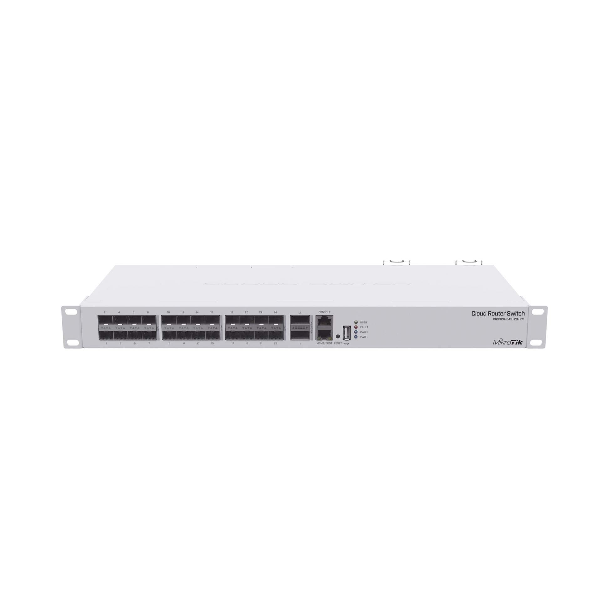 CLOUD ROUTER SWITCH, SISTEMA OPERATIVO DUAL 24 PUERTOS 10G SFP+, 2 PUERTOS 40G QSFP+-Switches-MIKROTIK-Bsai Seguridad & Controles