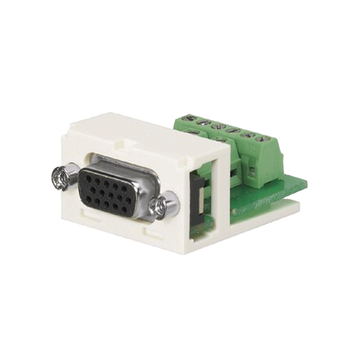 CONECTOR SUB-D DE 15 PINES TIPO ATORNILLABLE, USO EN 2 PUERTOS MINI-COM, COLOR BLANCO MATE-Cableado de Cobre-PANDUIT-CMD15HDIWY-Bsai Seguridad & Controles