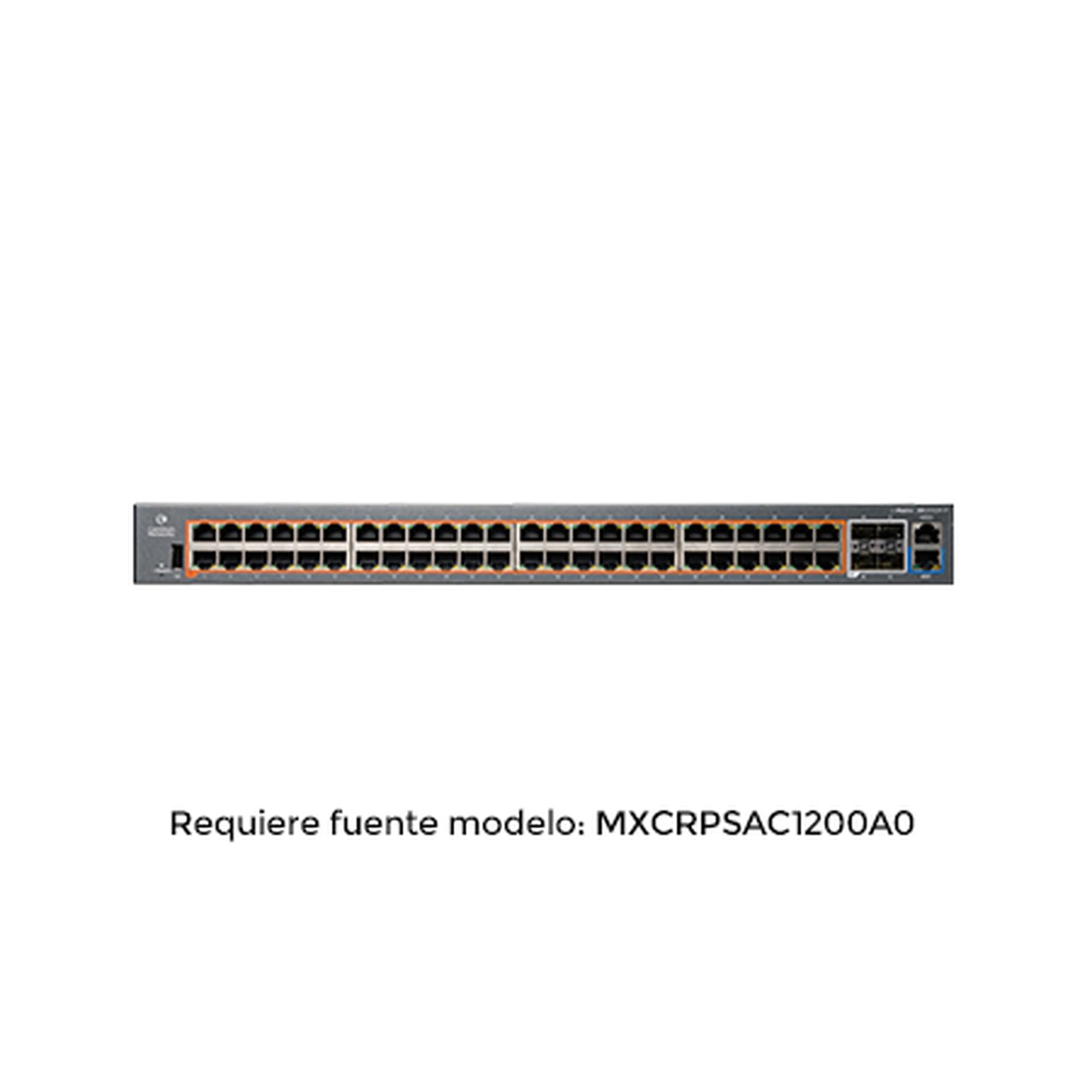 CNMATRIX EX2052R-P, CONMUTADOR INTELIGENTE ETHERNET POE, 48 X 1 GPS Y 4 SFP +, FUENTE DE ALIMENTACIÓN EXTRAÍBLE-Inyectores PoE-CAMBIUM NETWORKS-Bsai Seguridad & Controles