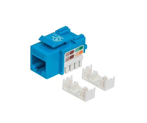 INTELLINET 210546 - JACK CAT 5E / DE IMPACTO 110 / KEYSTONE / COLOR AZUL-Jacks y Plugs-INTELLINET-ITL1610005-Bsai Seguridad & Controles