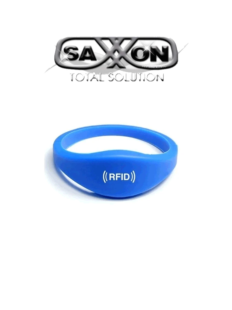 SAXXON BTRW01 - BRAZALETE DE SILICON / RF ID 125 KHZ / COLOR AZUL-Tarjetas y Botones-SAXXON-Bsai Seguridad & Controles