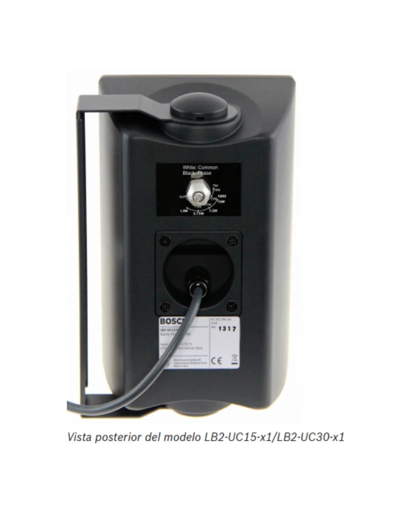 BOSCH M_LB2UC30L1 - ALTAVOZ DE CAJA 30W / PREMIUM SOUND / COLOR BLANCO-Altavoces-BOSCH-RBM401027-Bsai Seguridad & Controles