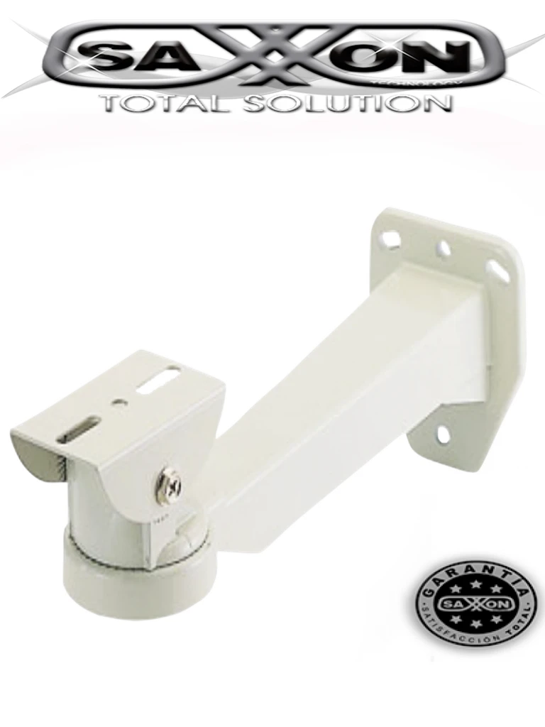 SAXXON BRK06B - SOPORTE METALICO DE 9 PULGADAS PARA GABINETE EN EXTERIOR / COLOR BLANCO-Soporte y Montaje-SAXXON-Bsai Seguridad & Controles