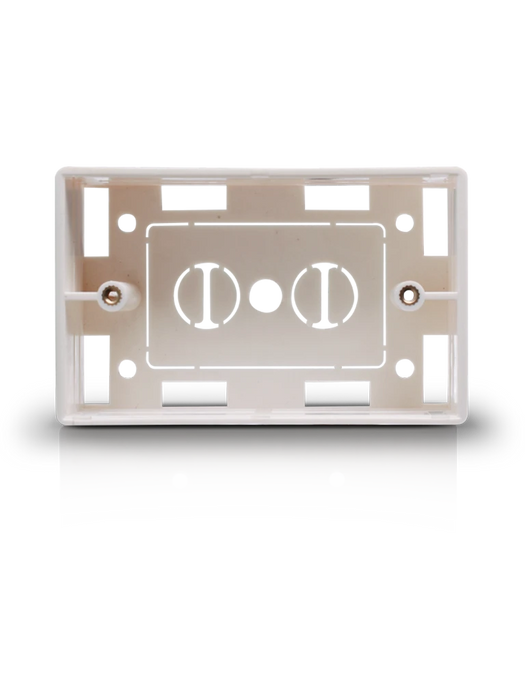 SAXXON A164B - CAJA PARA PLACA DE PARED / USOS MULTIPLES / COLOR BLANCO-Faceplate Y Cajas Universales-SAXXON-TCE339075-Bsai Seguridad & Controles