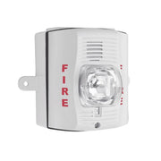 SIRENA CON LÁMPARA ESTROBOSCÓPICA PARA EXTERIOR / A 2 HILOS / CONFIGURACIÓN ESTROBOSCÓPICA SELECCIONABLE / COLOR BLANCO-Notificación y Voceo-SYSTEM SENSOR-Bsai Seguridad & Controles