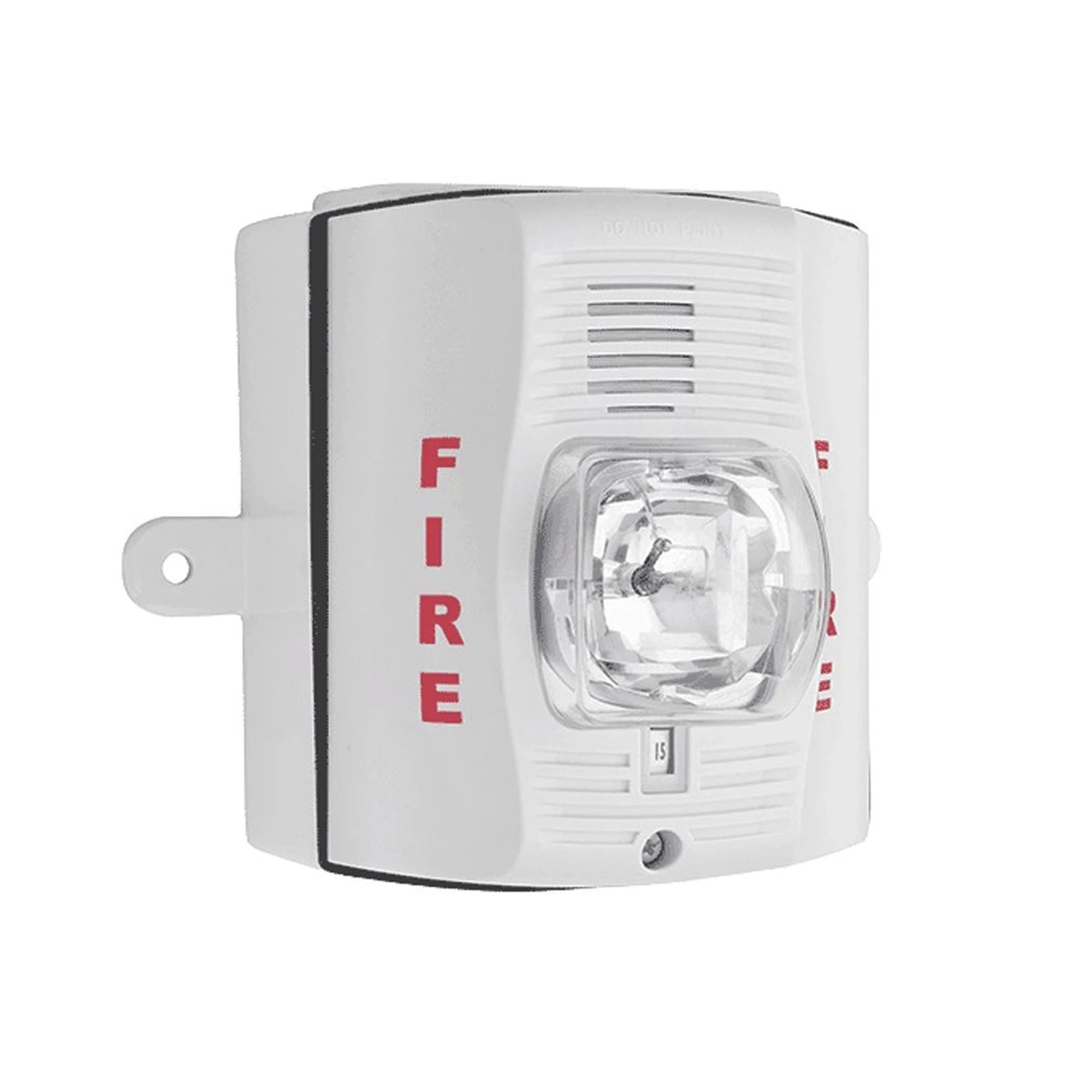 SIRENA CON LÁMPARA ESTROBOSCÓPICA PARA EXTERIOR / A 2 HILOS / CONFIGURACIÓN ESTROBOSCÓPICA SELECCIONABLE / COLOR BLANCO-Notificación y Voceo-SYSTEM SENSOR-Bsai Seguridad & Controles