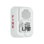 SIRENA DE BAJA FRECUENCIA CON LÁMPARA ESTROBOSCÓPICA / A 2 HILOS / MONTAJE EN MURO / CONFIGURACIÓN ESTROBOSCÓPICA SELECCIONABLE / COLOR BLANCO-Notificación y Voceo-SYSTEM SENSOR-Bsai Seguridad & Controles