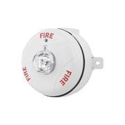 LÁMPARA ESTROBOSCÓPICA PARA EXTERIOR / A 2 HILOS / MONTAJE EN TECHO / CONFIGURACIÓN ESTROBOSCÓPICA SELECCIONABLE / COLOR BLANCO-Notificación y Voceo-SYSTEM SENSOR-Bsai Seguridad & Controles