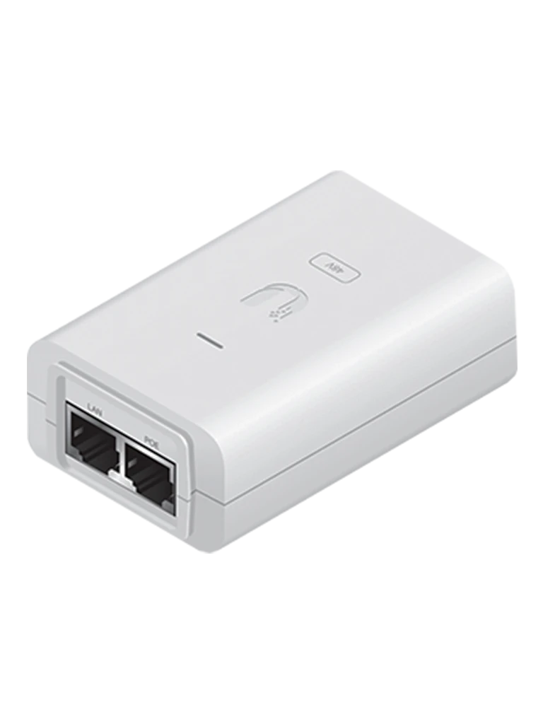 UBIQUITI UPOEAF - INYECTOR POE GIGABIT PARA EQUIPOS UBIQUITI / 48 VDC / 0.32A / 802.3AF / COLOR BLANCO-Inyectores PoE-UBIQUITI-Bsai Seguridad & Controles