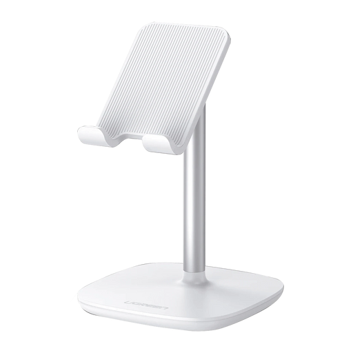 SOPORTE PARA TELEFONO CELULAR & TABLET / AJUSTABLE DE 5° A 45° / BASE ANTIDESLIZANTE / PROTECCION DE SILICONA / ABS / AMPLIA COMPATIBILIDAD CON DISPOSITIVOS DE 4'' A 7.9'' / COLOR BLANCO-Accesorios-UGREEN-Bsai Seguridad & Controles