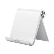 SOPORTE DE ESCRITORIO PARA TELEFONO CELULAR / AJUSTABLE DE 0° A 100° / GOMA ANTIARAÑAZOS / ANTIDESLIZANTE / AMPLIA COMPATIBILIDAD CON DISPOSITIVOS DE 4'' A 7.9'' / PLEGABLE / ABS / COLOR BLANCO-Accesorios Generales-UGREEN-Bsai Seguridad & Controles