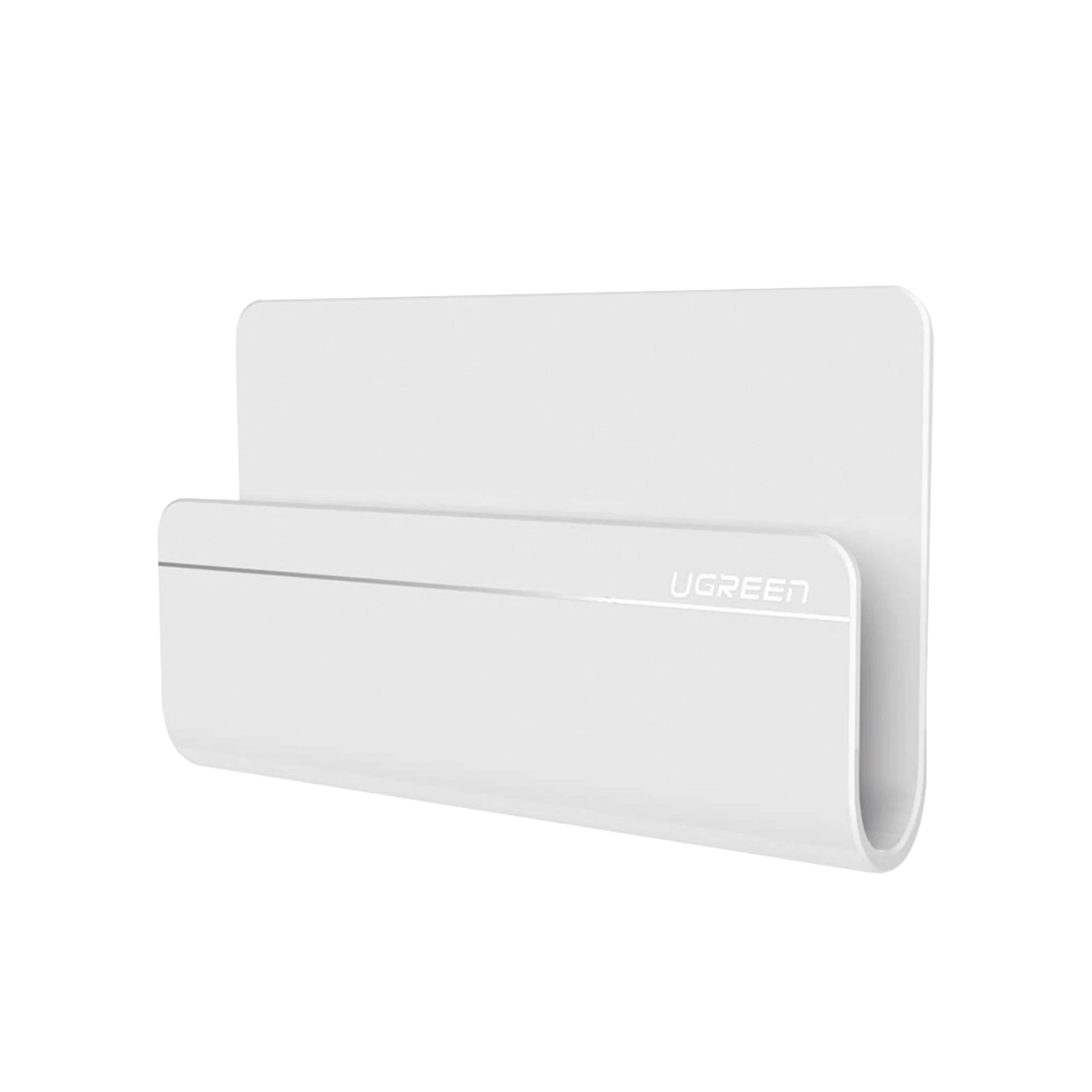 SOPORTE DE PARED ADHESIVO PARA TELÉFONO / DISEÑO DE MONTAJE EN PARED / PROTECCIÓN DE SILICONA ANTIDESLIZANTE / ANTI ARAÑAZOS / ADHESIVO 3M / SOPORTA DISPOSITIVOS 165*81*26.5 MM. / CAJA DE ABS / COLOR BLANCO-Accesorios Generales-UGREEN-Bsai Seguridad & Controles