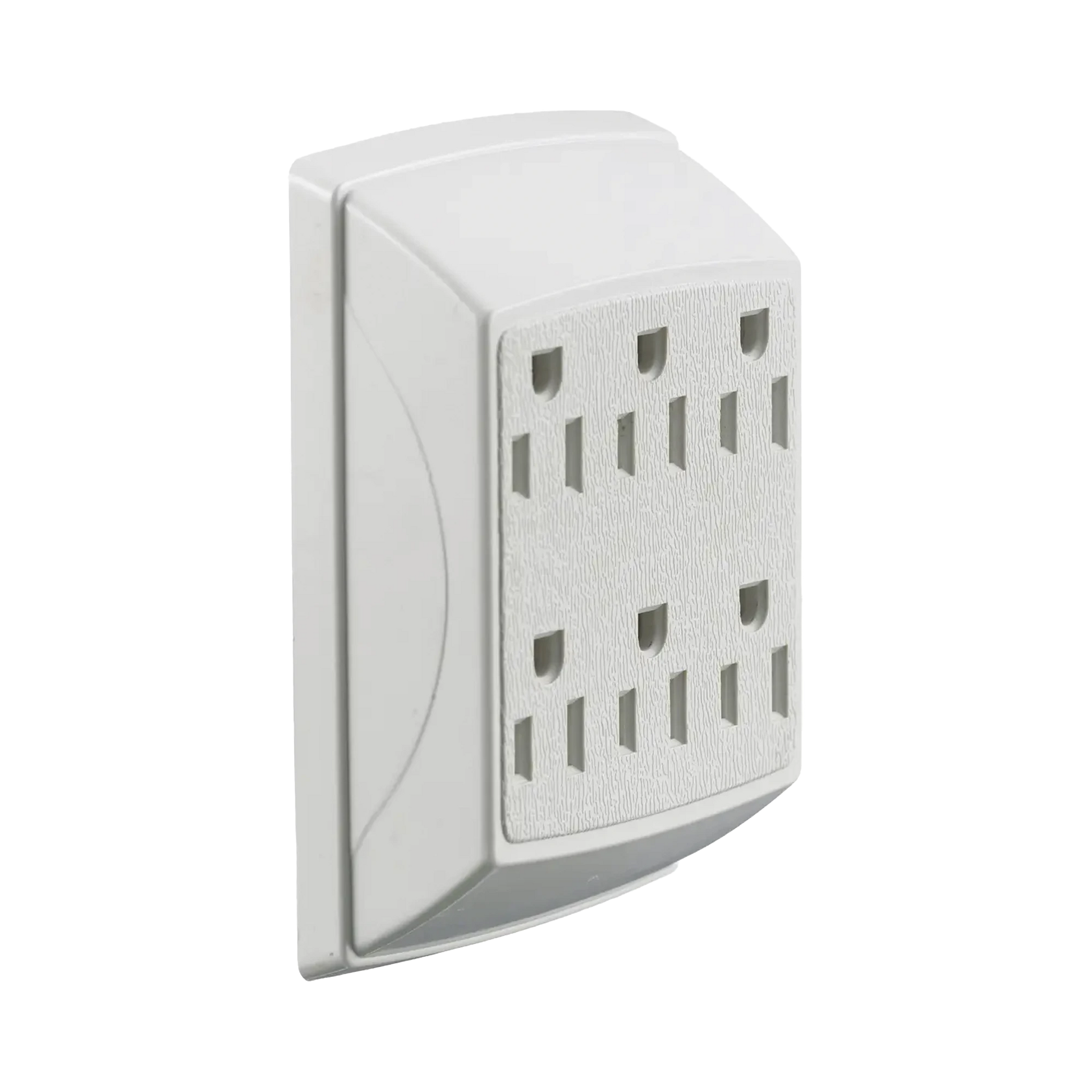 MULTICONTACTO DÚPLEX CON 6 SALIDAS/ 15 A 125 V CA/ 2 POLOS 3 HILOS / COLOR BLANCO.-Área Eléctrica-HUBBELL-Bsai Seguridad & Controles