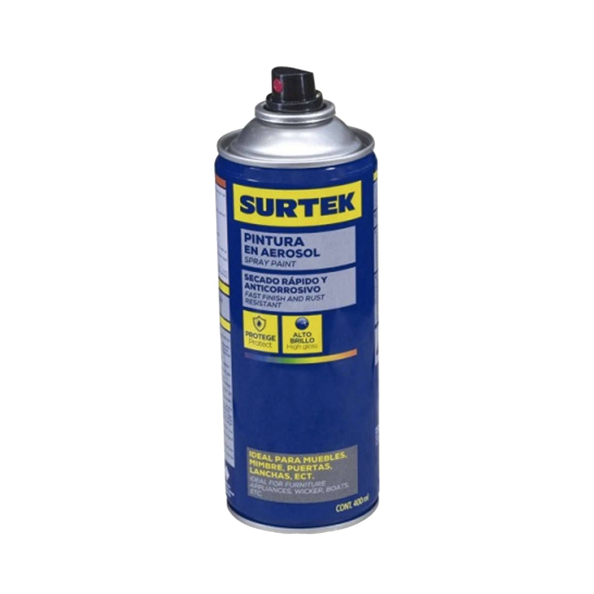 PINTURA EN AEROSOL 400 ML / COLOR CAFÉ.-Ferreteria-SURTEK-Bsai Seguridad & Controles