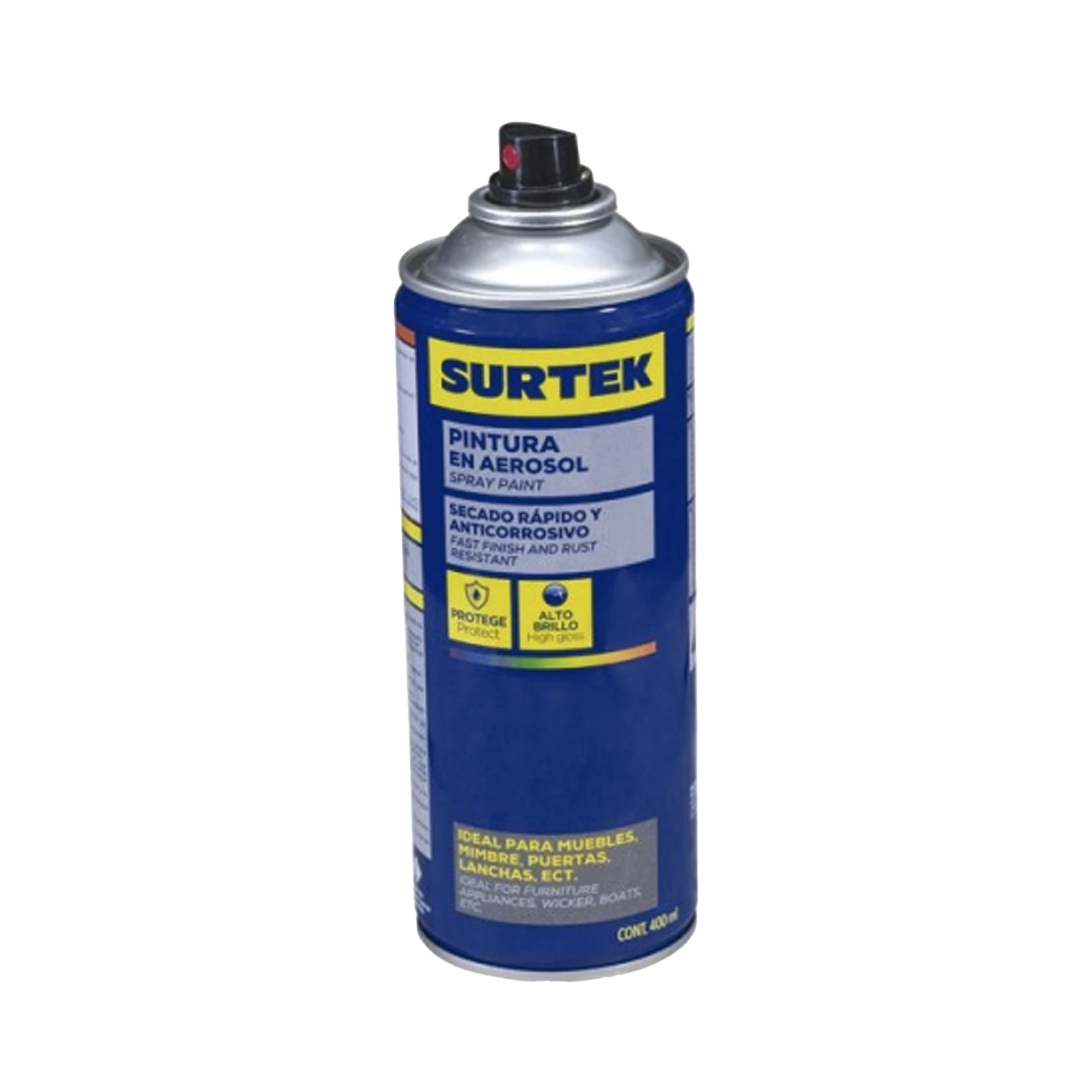 PINTURA EN AEROSOL 400 ML / COLOR CAFÉ.-Ferreteria-SURTEK-Bsai Seguridad & Controles