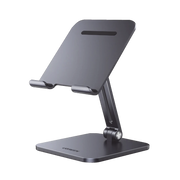 SOPORTE DE TELEFONO CELULAR & TABLET / PLEGABLE /ANGULO AJUSTABLE DE 180° Y 270° / BASE ANTIDESLIZANTE / PROTECCION E SILICONA / ALUMINIO / AMPLIA COMPATIBILIDAD CON DISPOSITIVOS DE 7.9'' A 12.9'' / COLOR GRIS-Accesorios-UGREEN-Bsai Seguridad & Controles