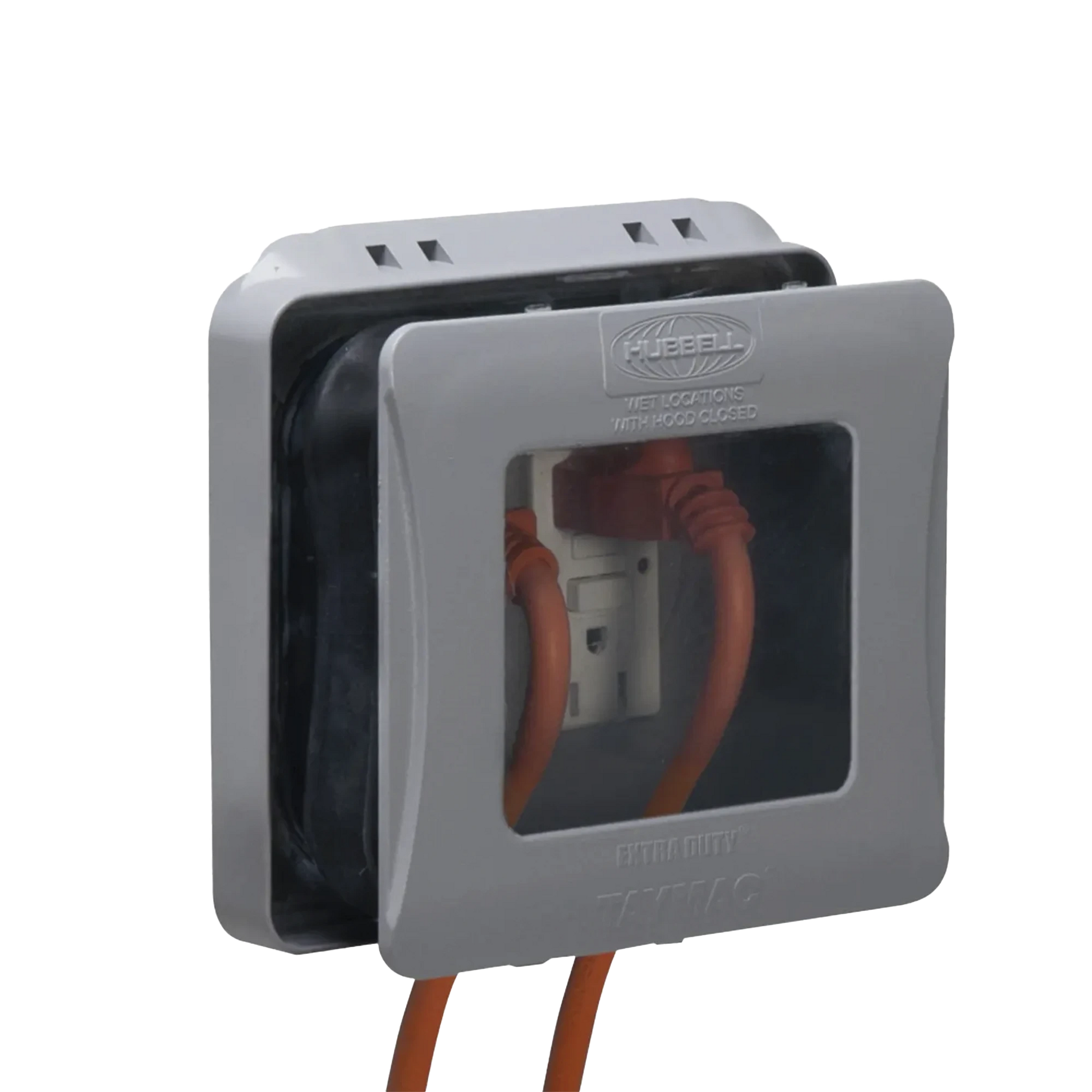CUBIERTA IMPERMEABLE/ 2 UNIDADES/ VERTICAL/ SERVICIO PESADO/ EXPANDIBLE/ COLOR GRIS.-Área Eléctrica-HUBBELL-Bsai Seguridad & Controles